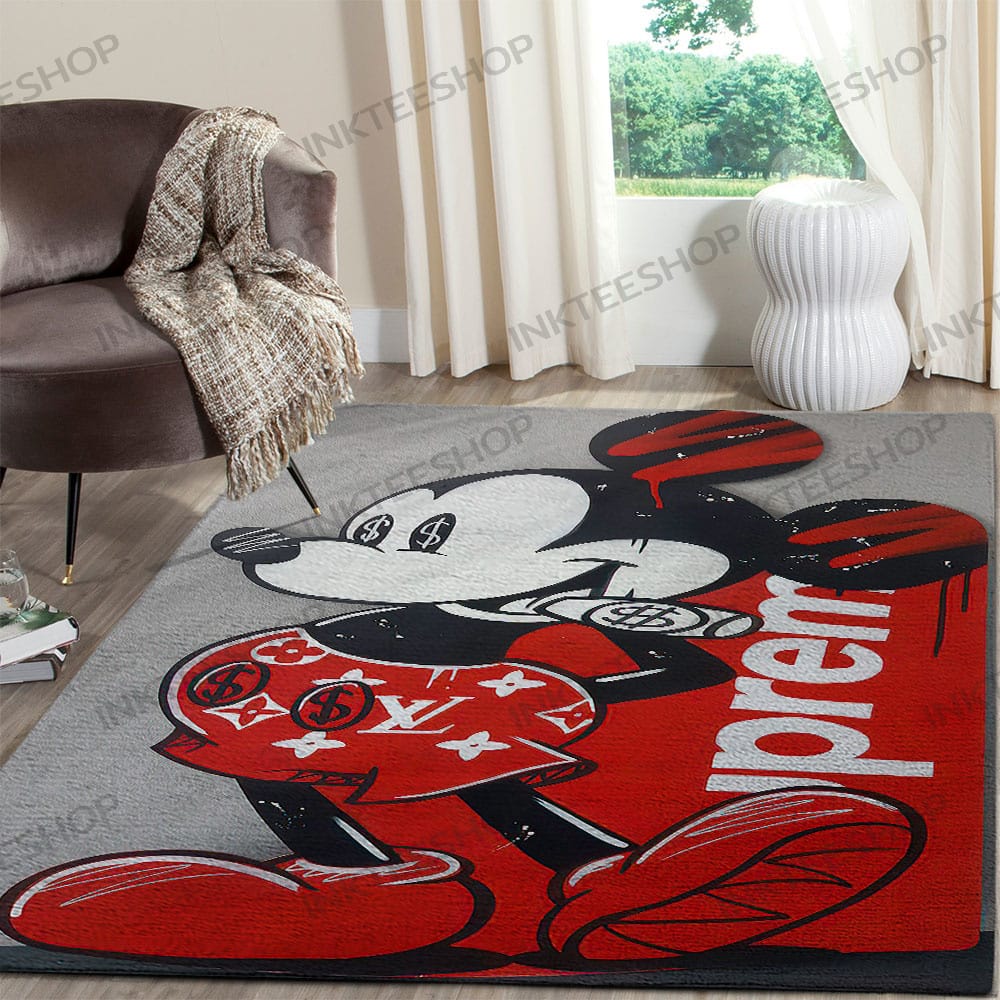 Inktee Store - Door Mat Home Decor Mickey Mouse Disney Rug Image