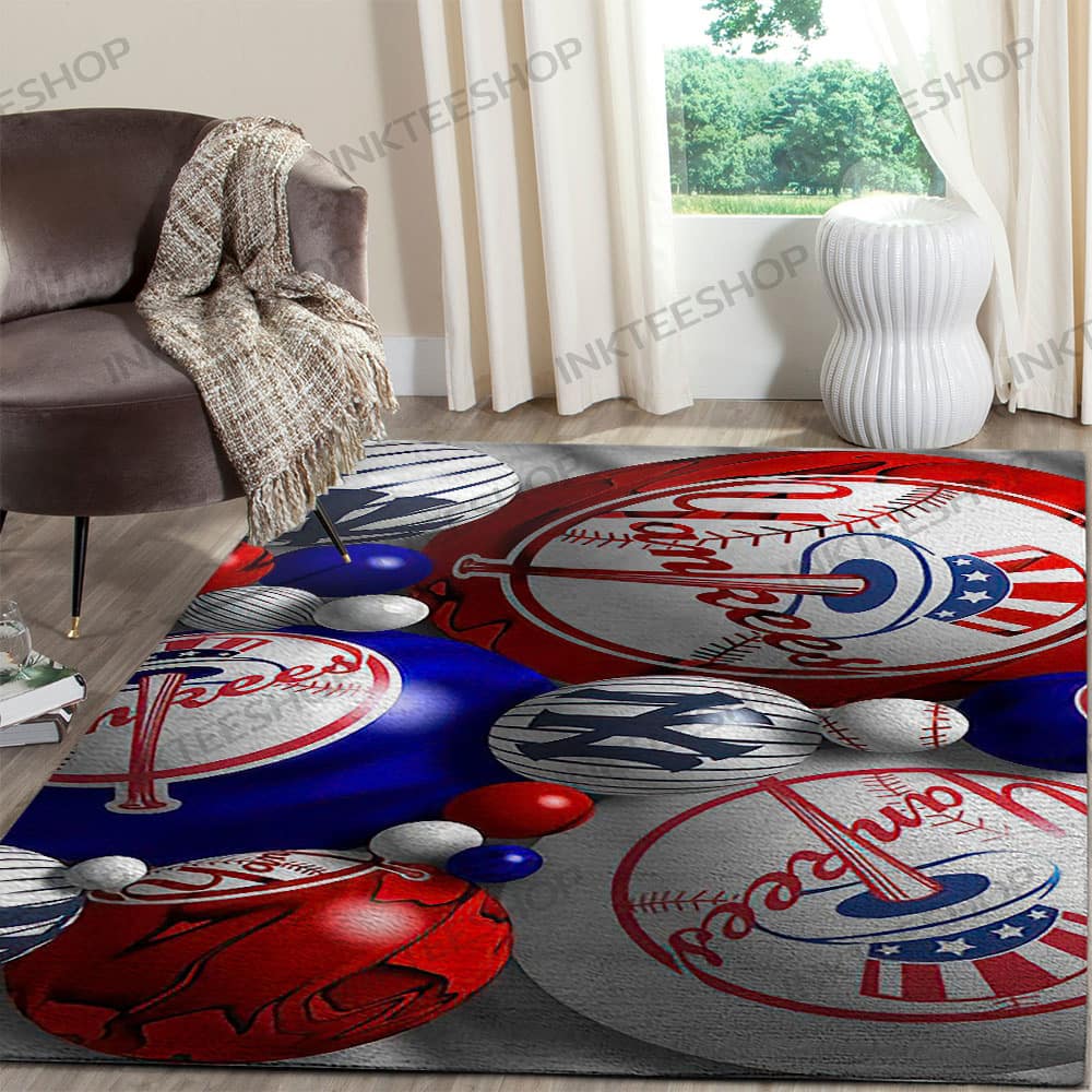 Inktee Store - Floor Mats Carpet New York Yankees Rug Image