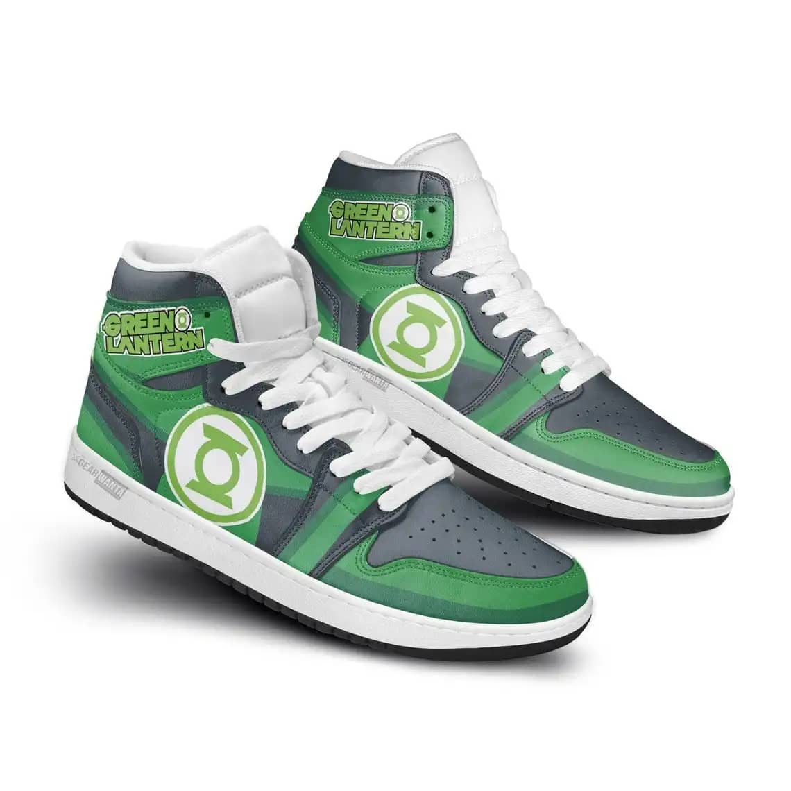 Green Lantern Super Heroes For Movie Fans - Custom Anime Sneaker For Men And Women Air Jordan Shoes