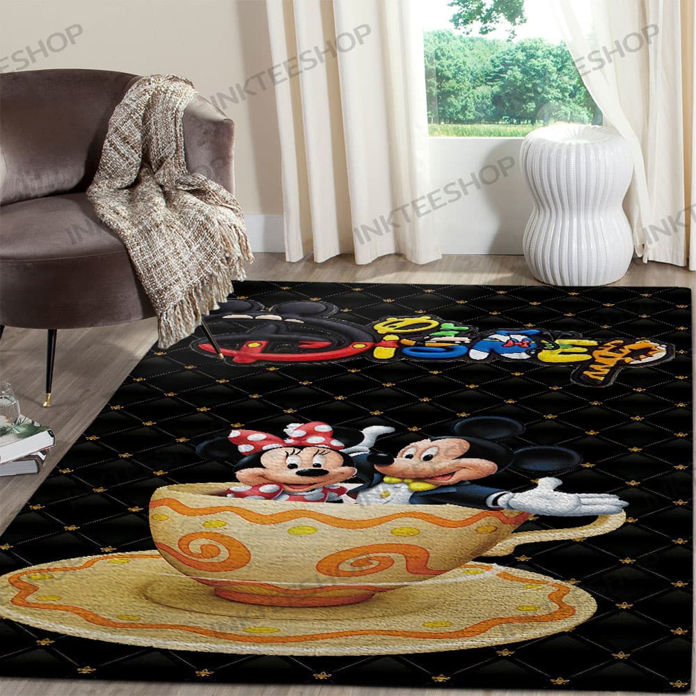 Inktee Store - Home Decor Mickey Mouse Disney Bedroom Rug Image
