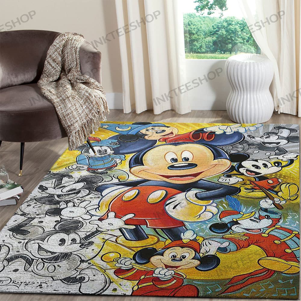 Inktee Store - Home Decor Mickey Mouse Disney Carpet Rug Image