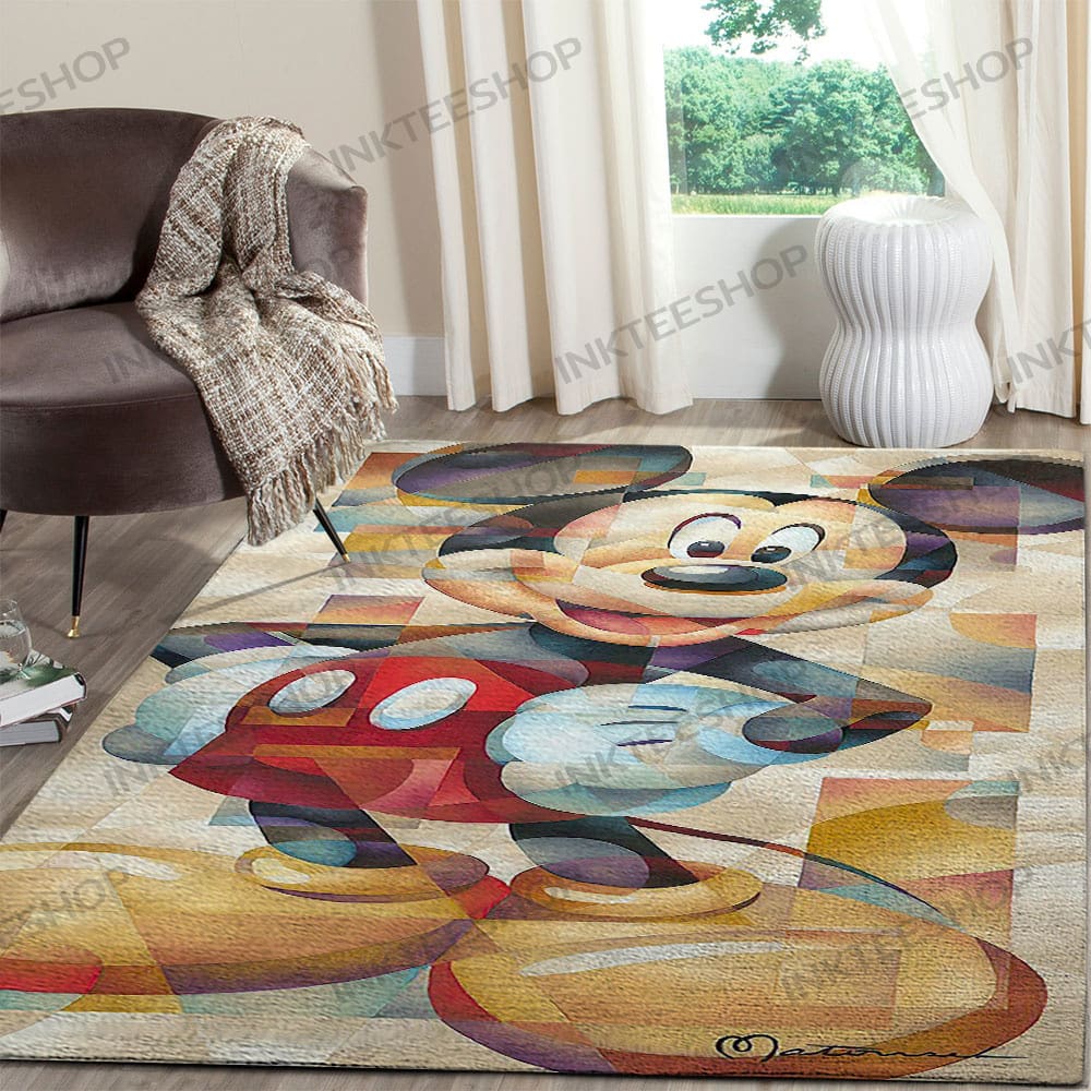 Inktee Store - Living Room Mickey Mouse Disney Door Mat Rug Image