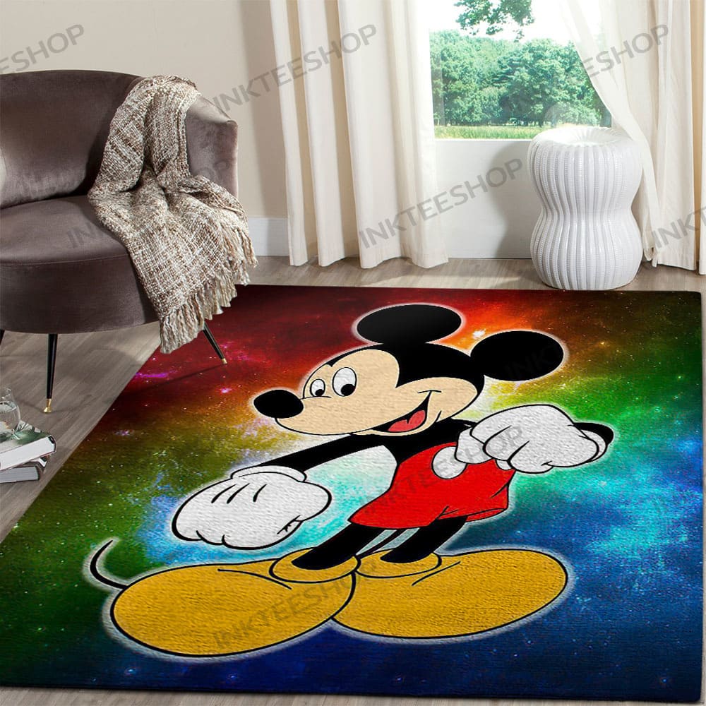 Inktee Store - Mickey Mouse Disney Amazon Bedroom Rug Image