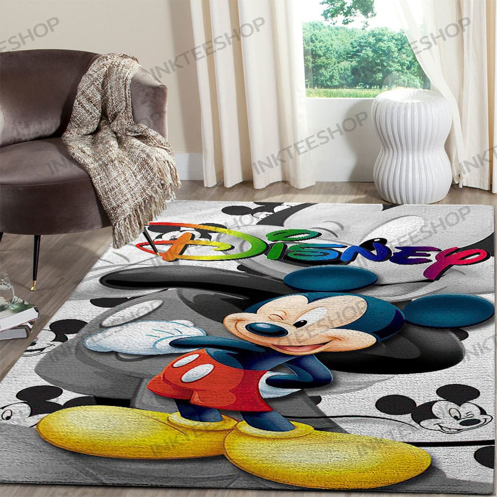 Inktee Store - Mickey Mouse Disney Bedroom Amazon Rug Image