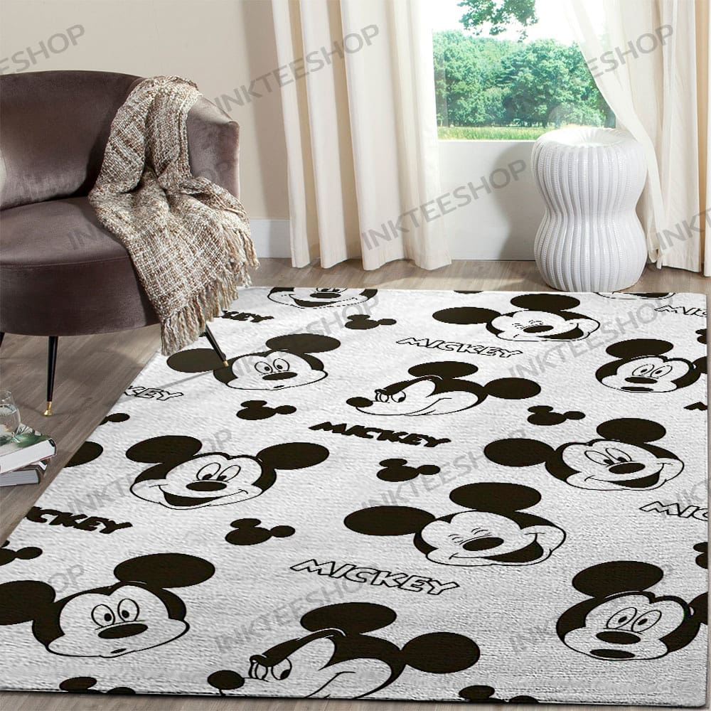 Inktee Store - Mickey Mouse Disney Bedroom Living Room Rug Image