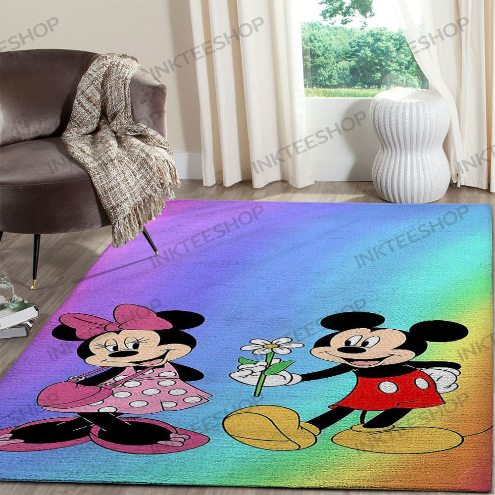 Inktee Store - Mickey Mouse Disney Carpet Living Room Rug Image