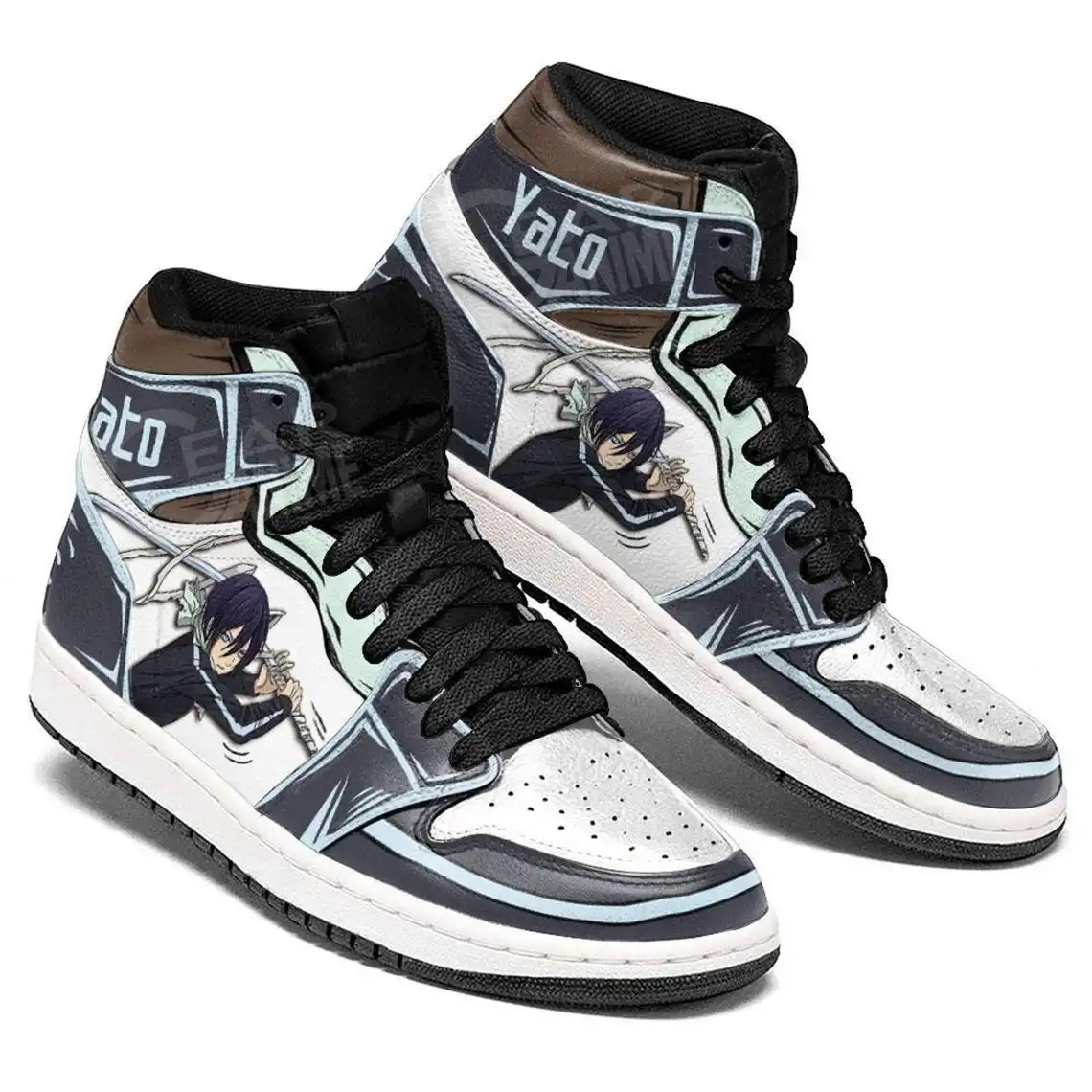 Noragami Yato For Anime Fans - Custom Anime Sneaker For Men And Women Air Jordan Shoes