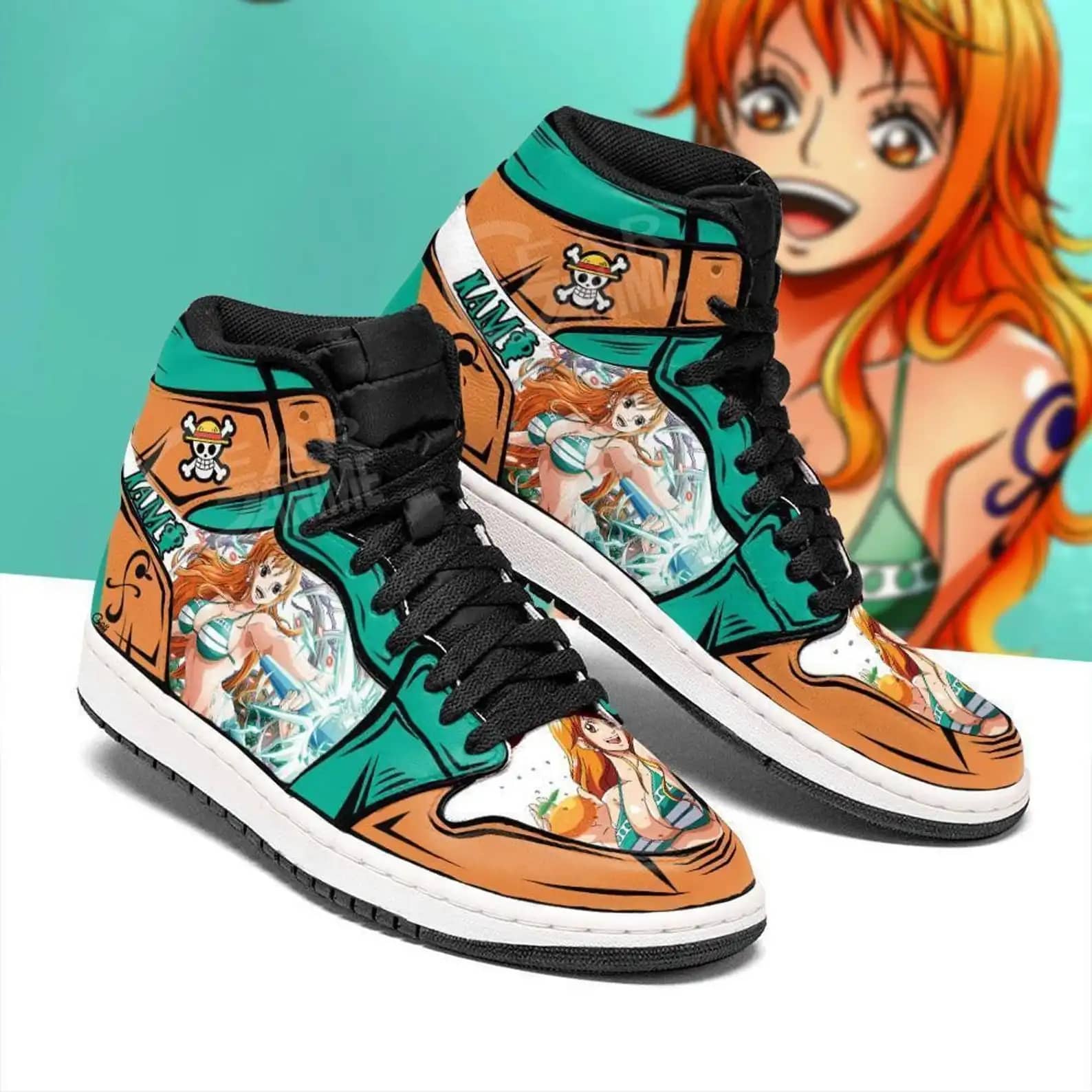 One Piece Nami For Anime Fans Custom Anime Shoes For Men And Women Air Jordan Shoes