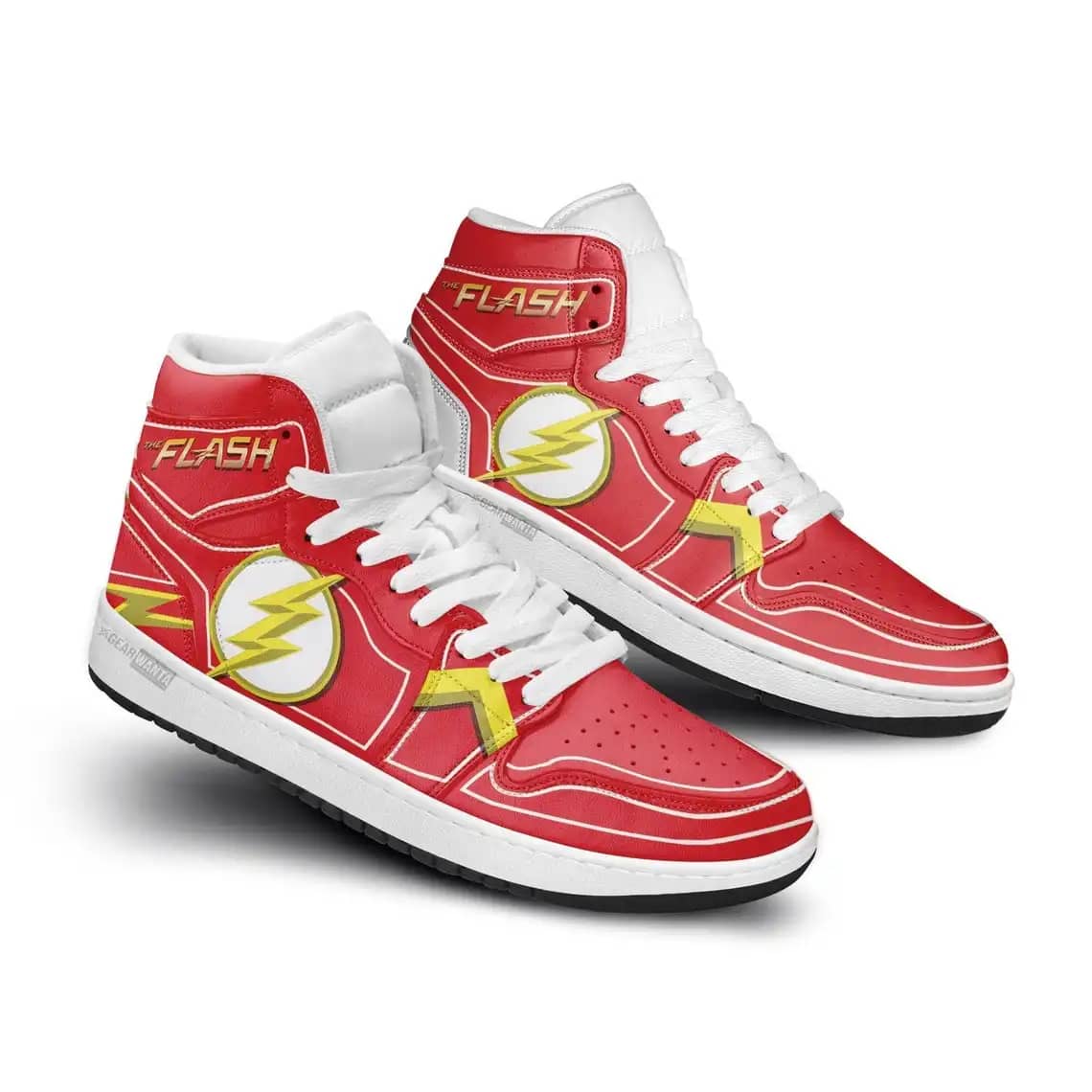 The Flash Super Heroes For Movie Fans - Custom Anime Sneaker For Men And Women Air Jordan Shoes