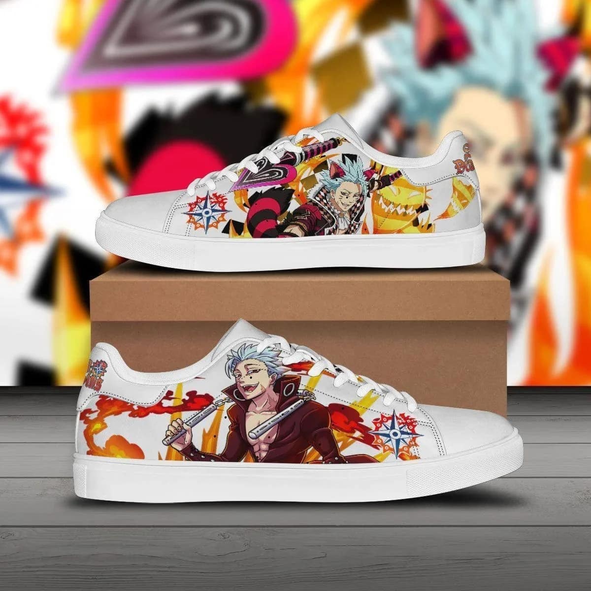 Ban Seven Deadly Sins Custom Anime Stan Smith Shoes