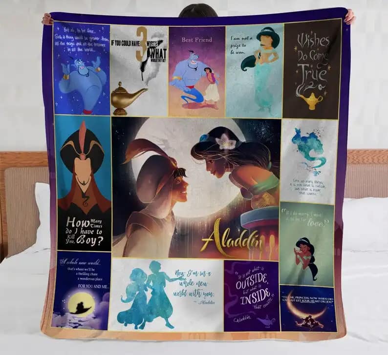 Bedding Decor Sofa Aladdin Amazon Fleece Blanket