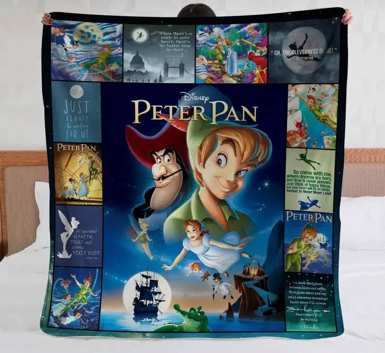 Bedding Decor Sofa Peter Pan Amazon Fleece Blanket