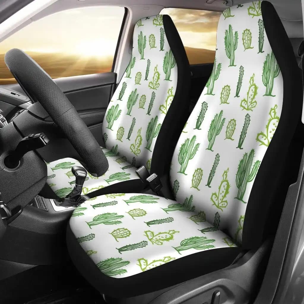 Cactus Universal Front Car Seat Covers