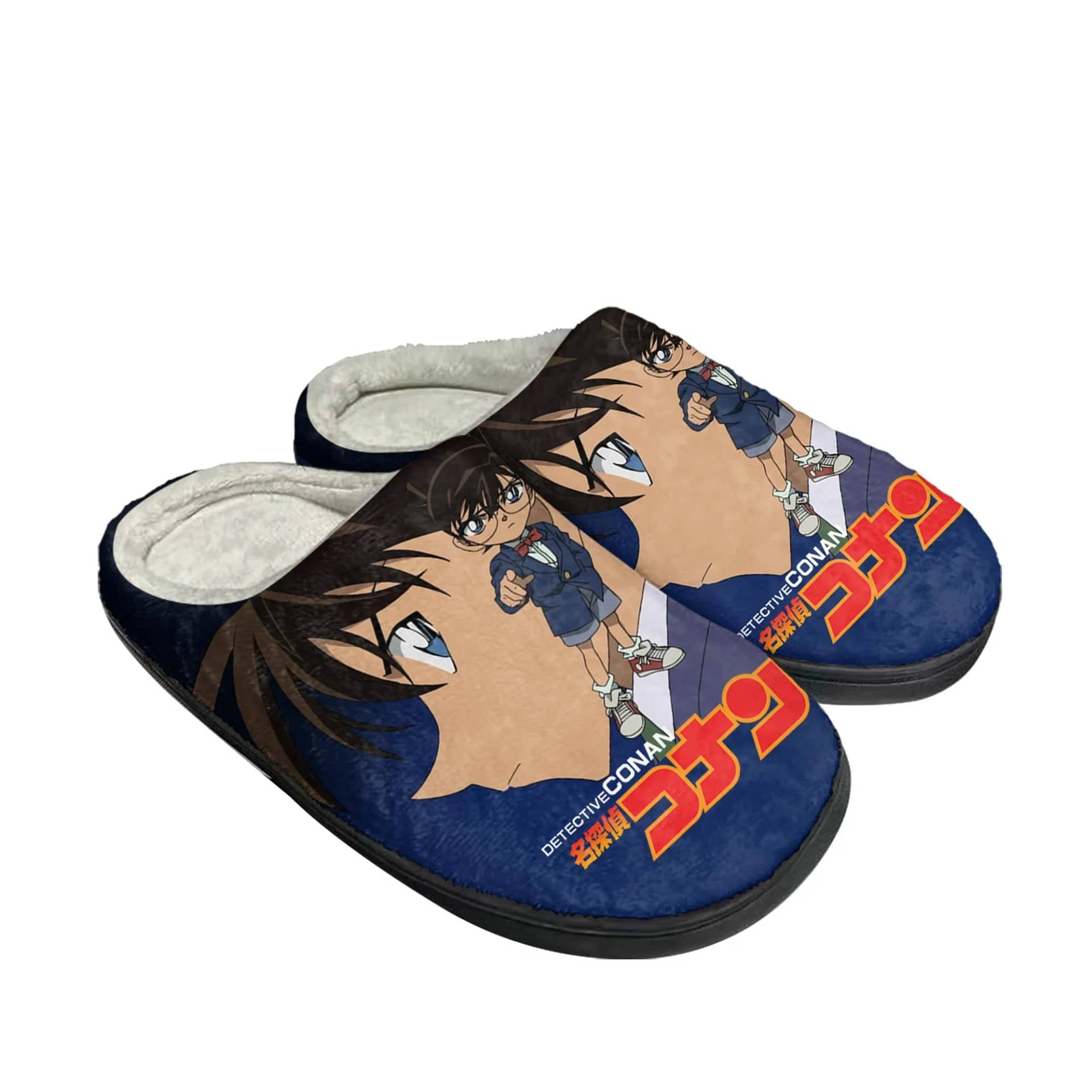 Detective Conan Cartoon Custom Shoes Slippers