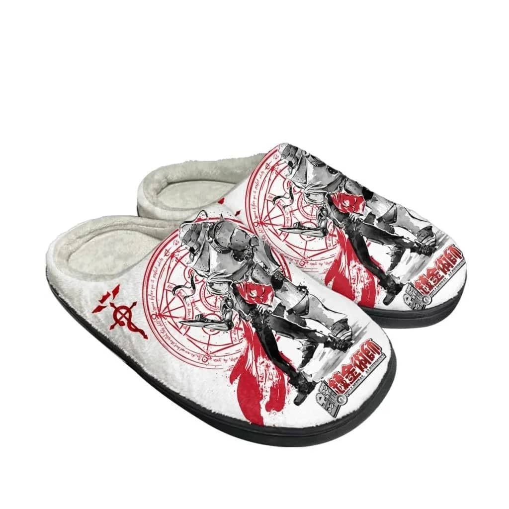 Edward Elric Fullmetal Alchemis Anime Custom Shoes Slippers