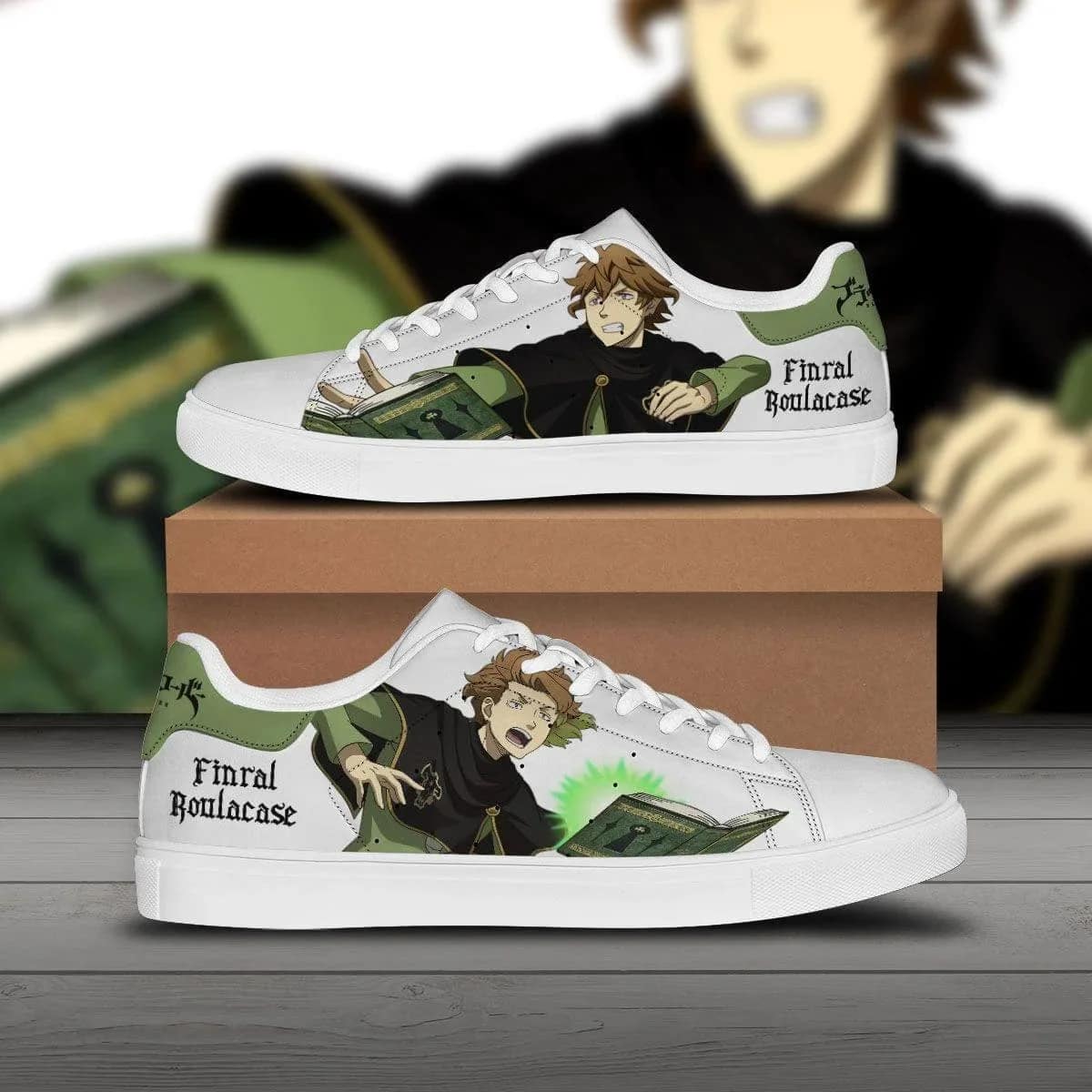 Finral Roulacase Black Clover Custom Anime Stan Smith Shoes