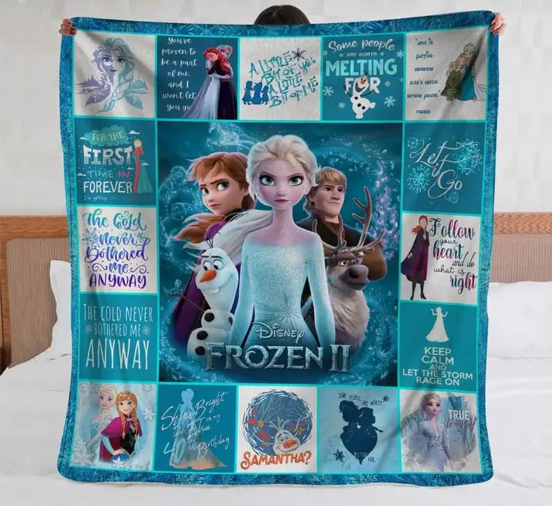 Frozen Disney Amazon Bedding Decor Sofa Fleece Blanket