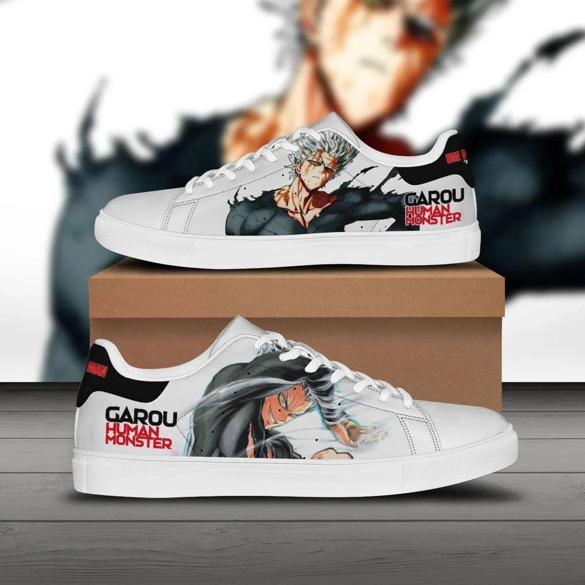 Garou Custom One Punch Man Anime Stan Smith Shoes