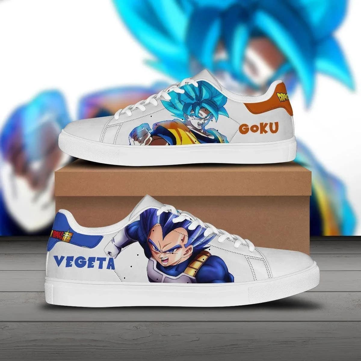 Goku And Vegeta Custom Dragon Ball Anime Stan Smith Shoes