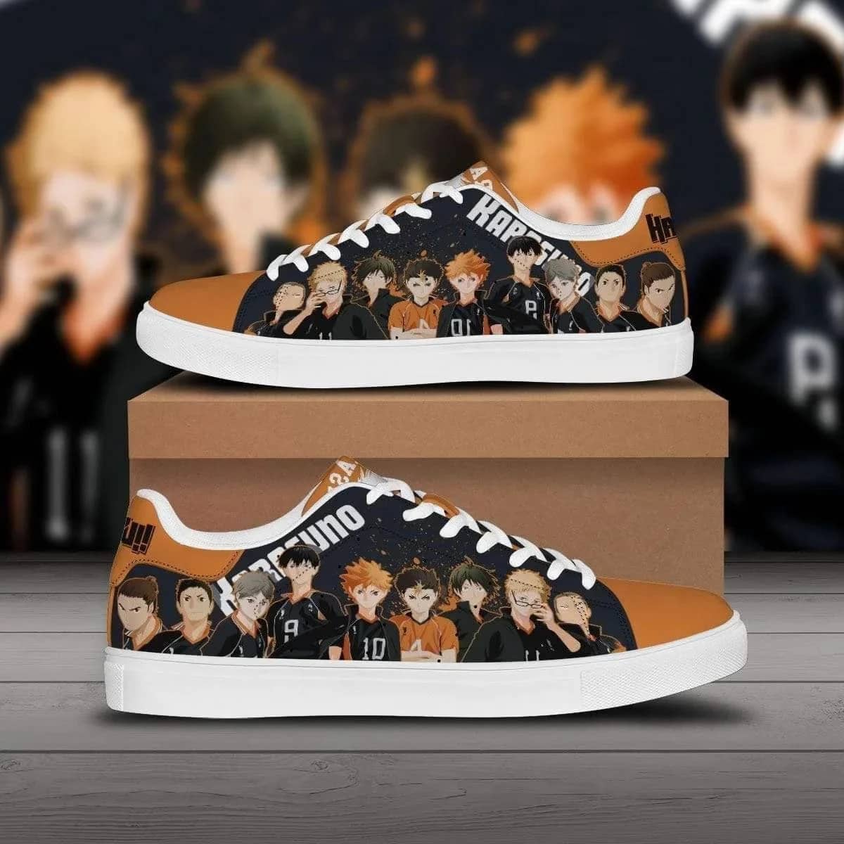 Haikyuu Karasuno High Custom Anime Stan Smith Shoes