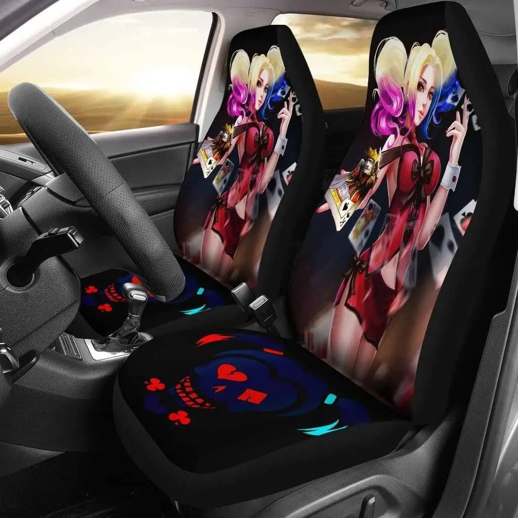 Harley Quinn Premium Custom Car Seat Covers