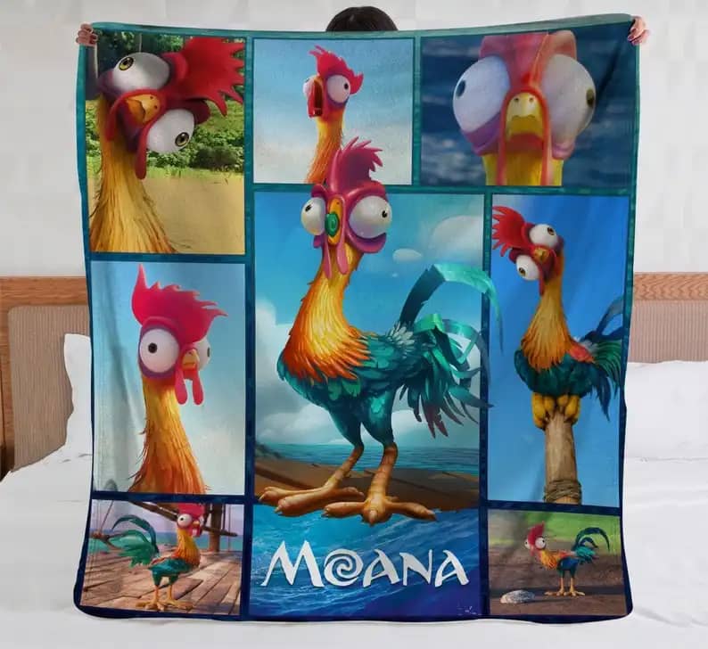 Hei Hei Chicken Bedding Decor Sofa Amazon Fleece Blanket