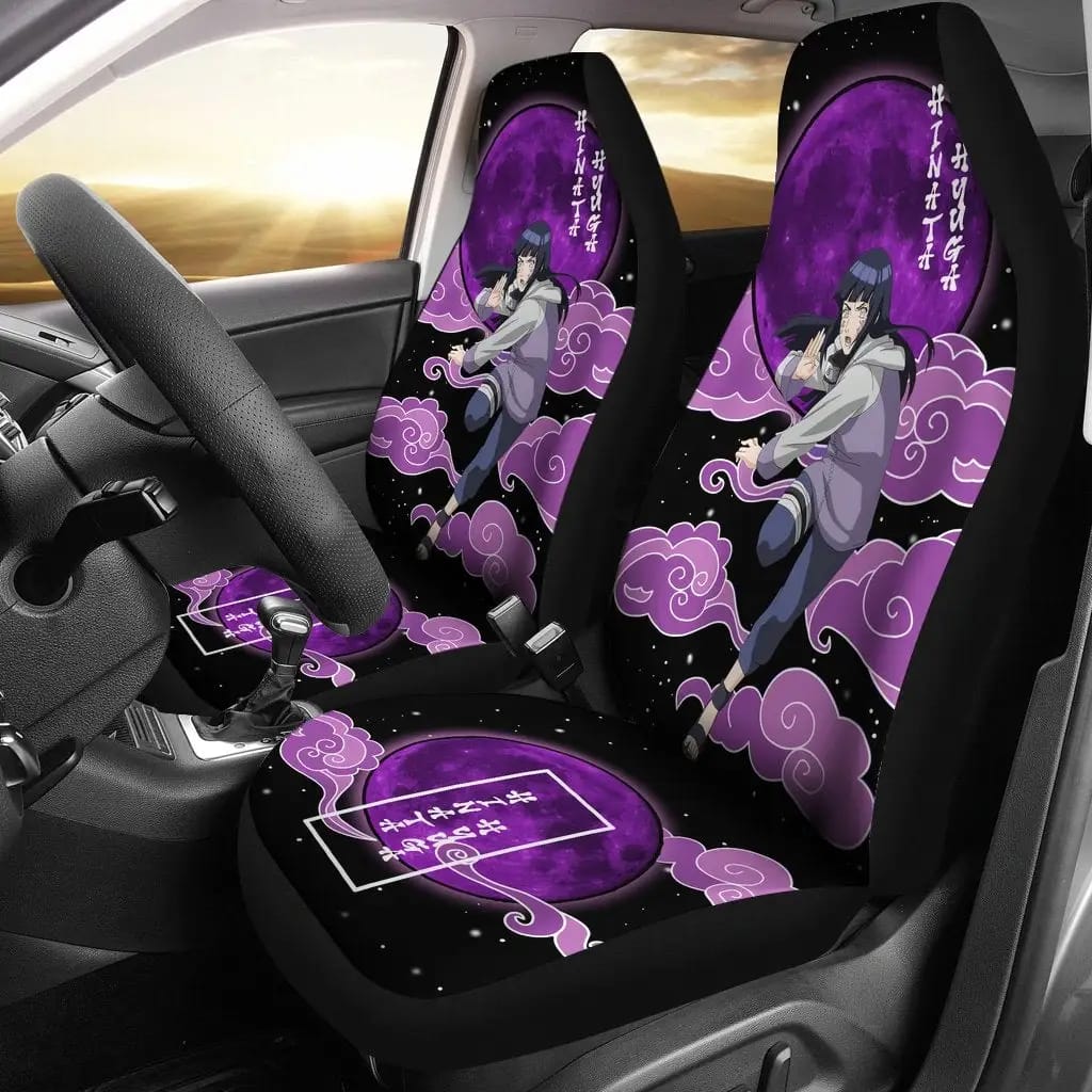 Hinata Naruto Custom Car Seat Covers
