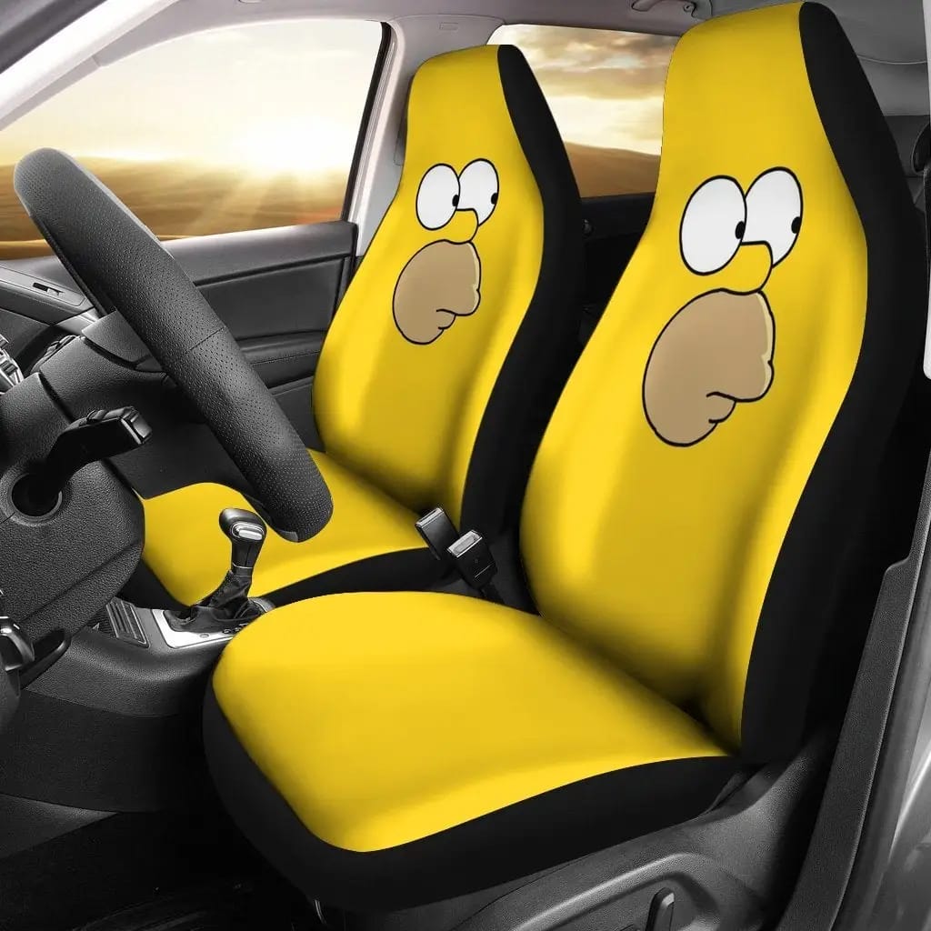 Homer Simpson Premium Custom Car Seat Covers