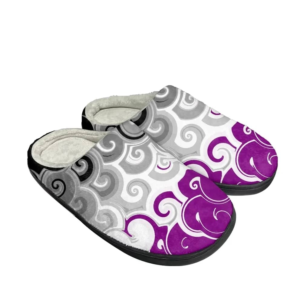Hot Asexual Pride Fashion Shoes Slippers