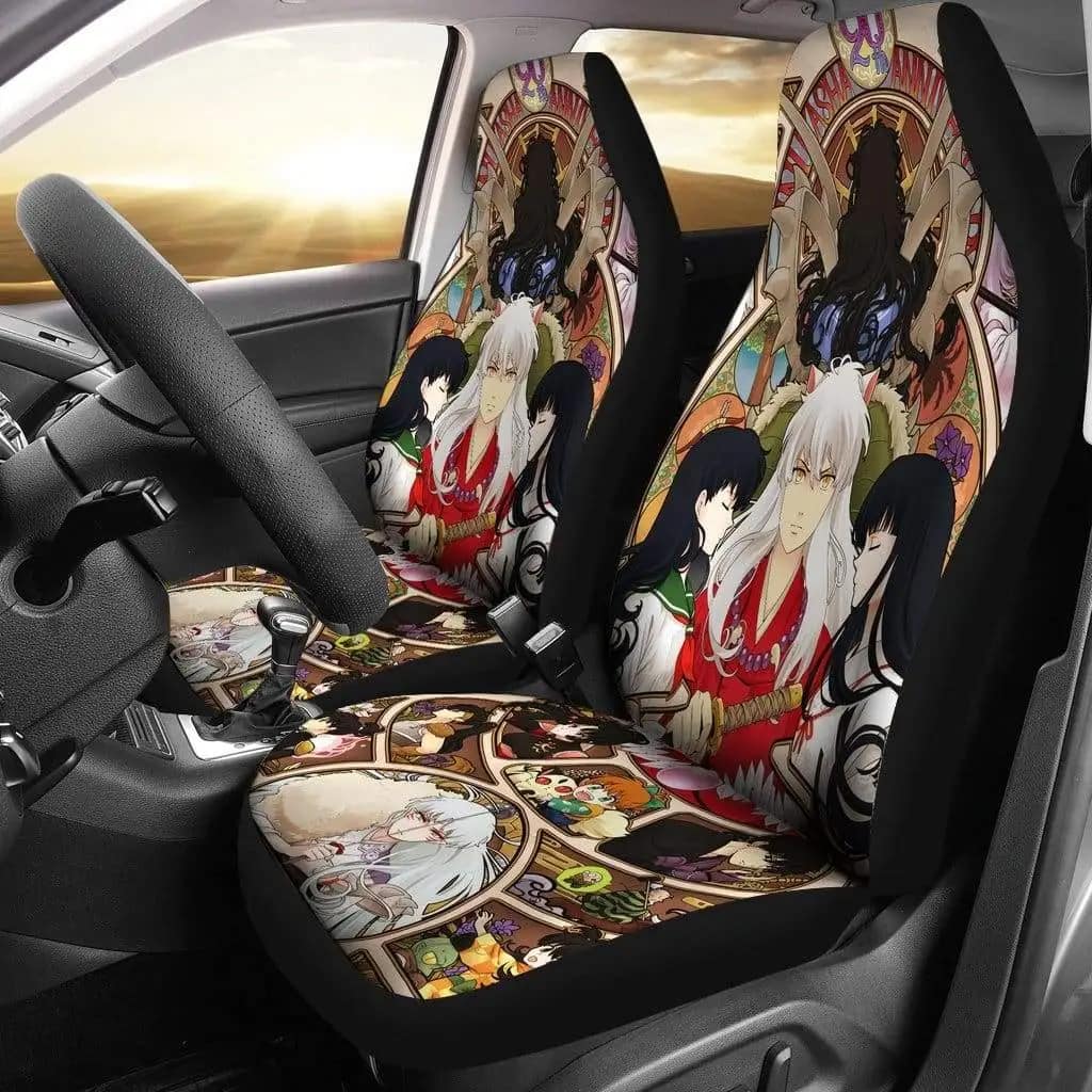 Inuyasha Car Premium Custom Car Seat Covers