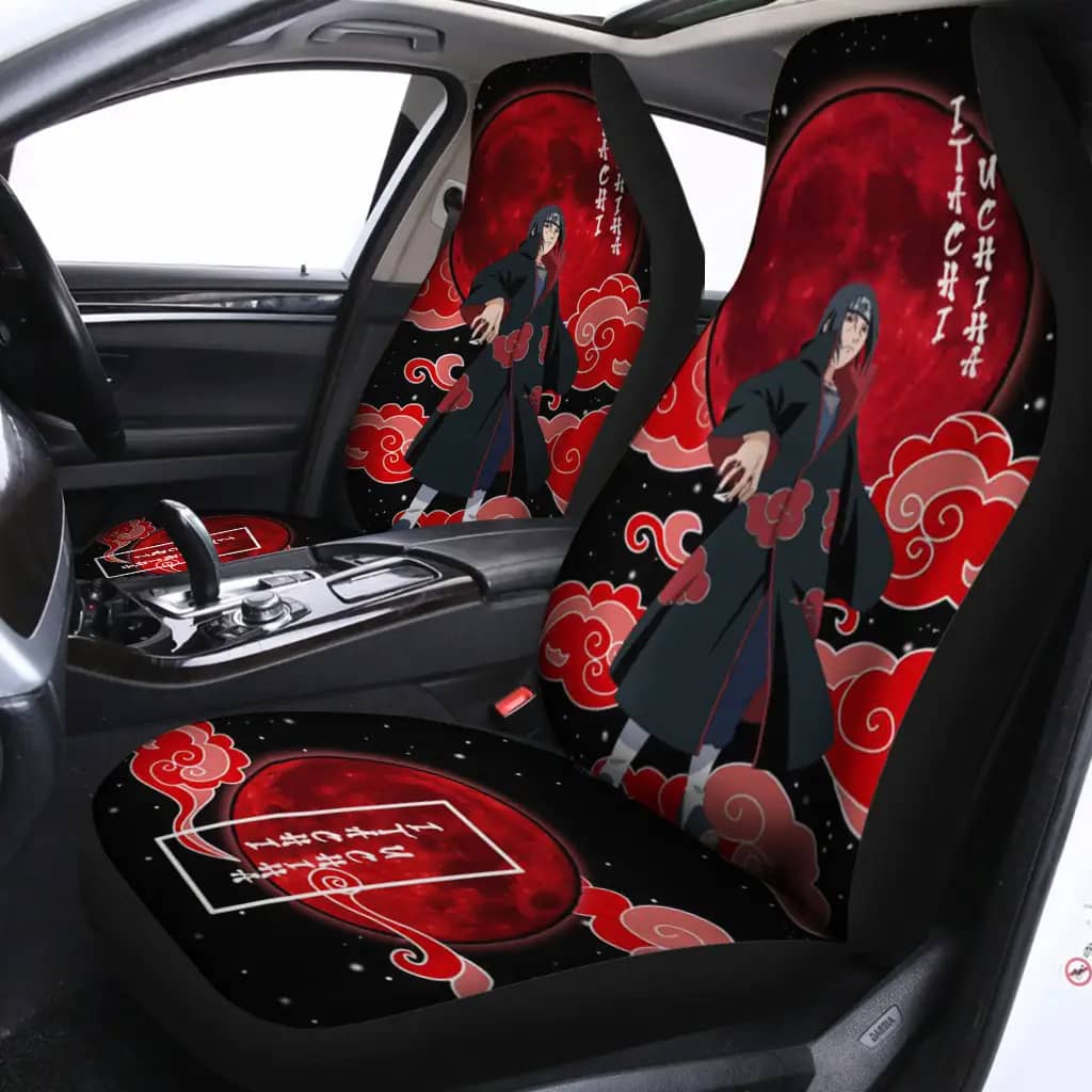 Itachi Naruto Custom Anime Car Seat Covers