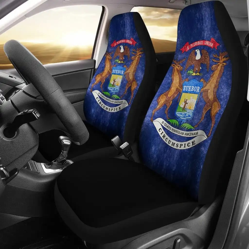 Michigan Universal Front Car Seat Covers