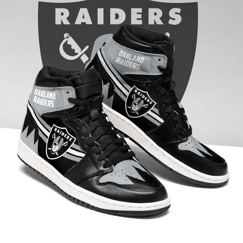 Oakland Raiders Team Air Jordan Shoes