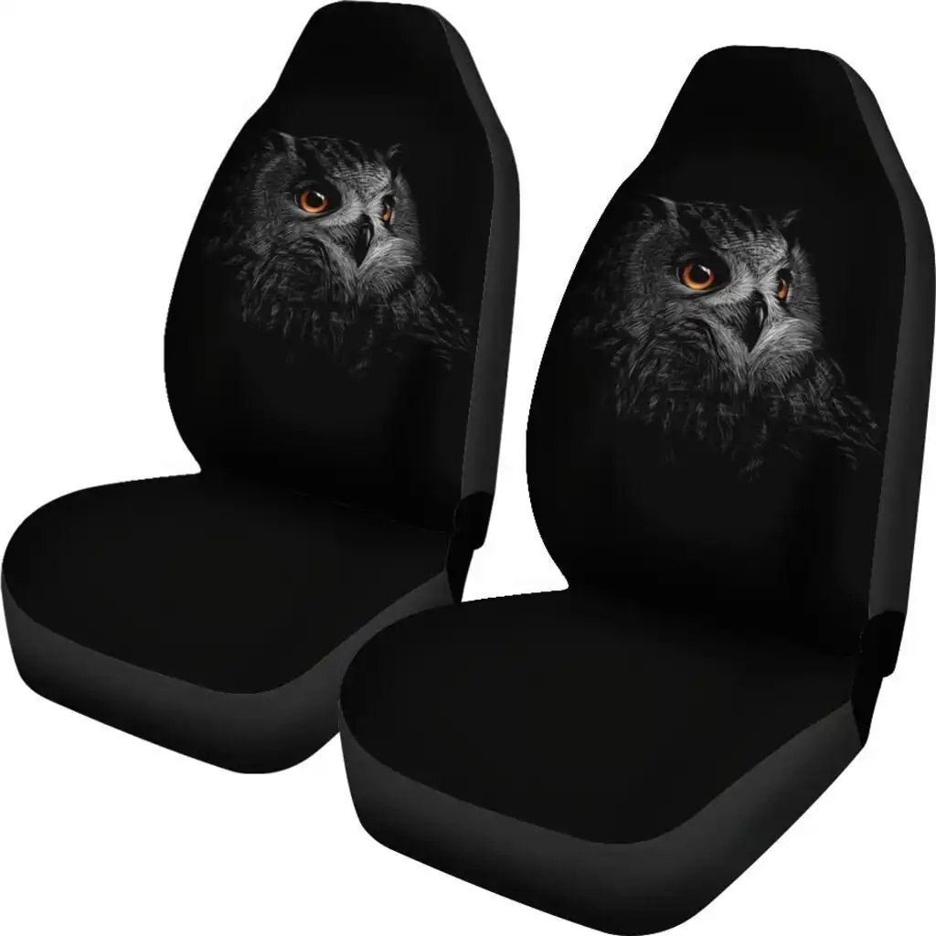 Owl Universal Front Car Seat Covers