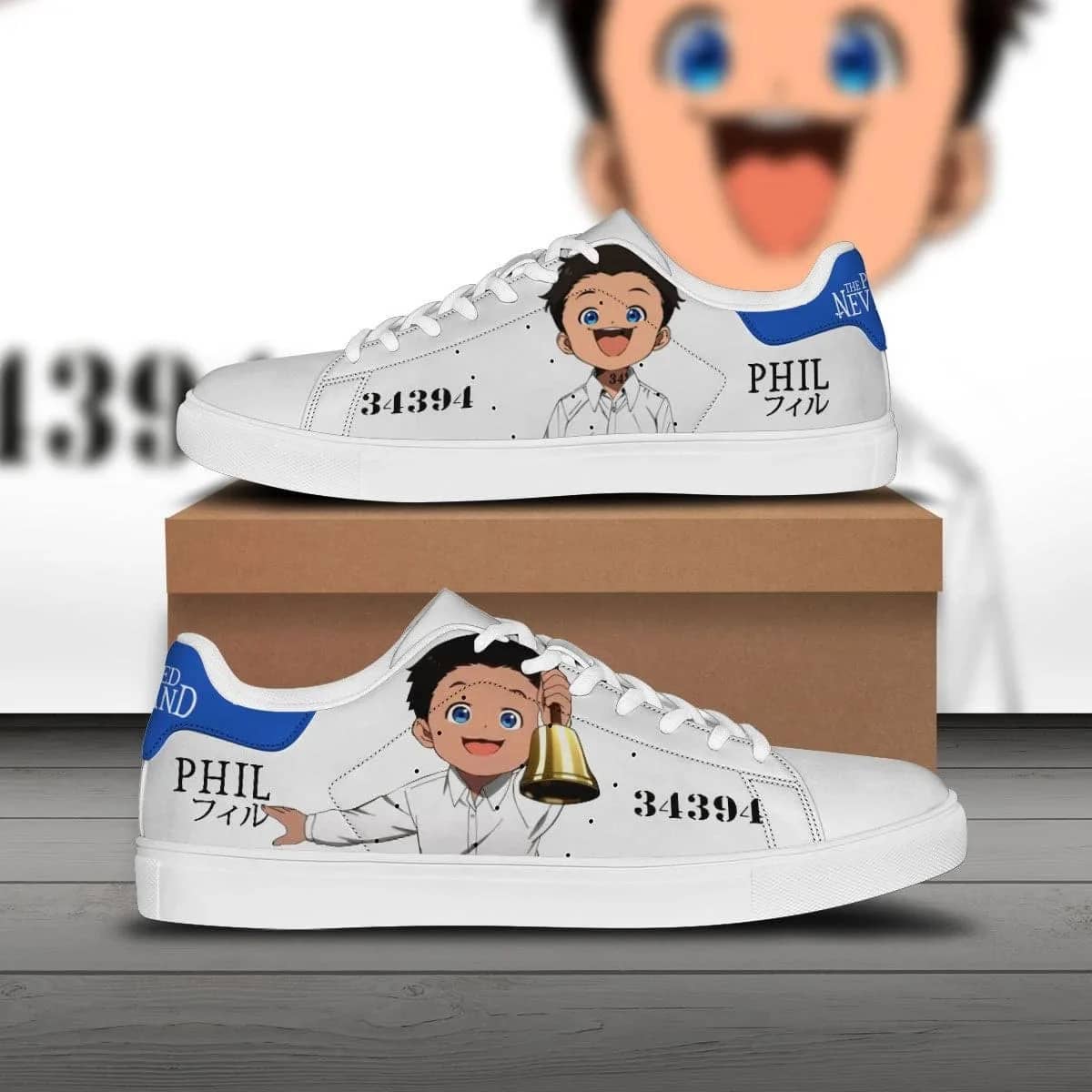 Phil The Promised Neverland Custom Anime Stan Smith Shoes