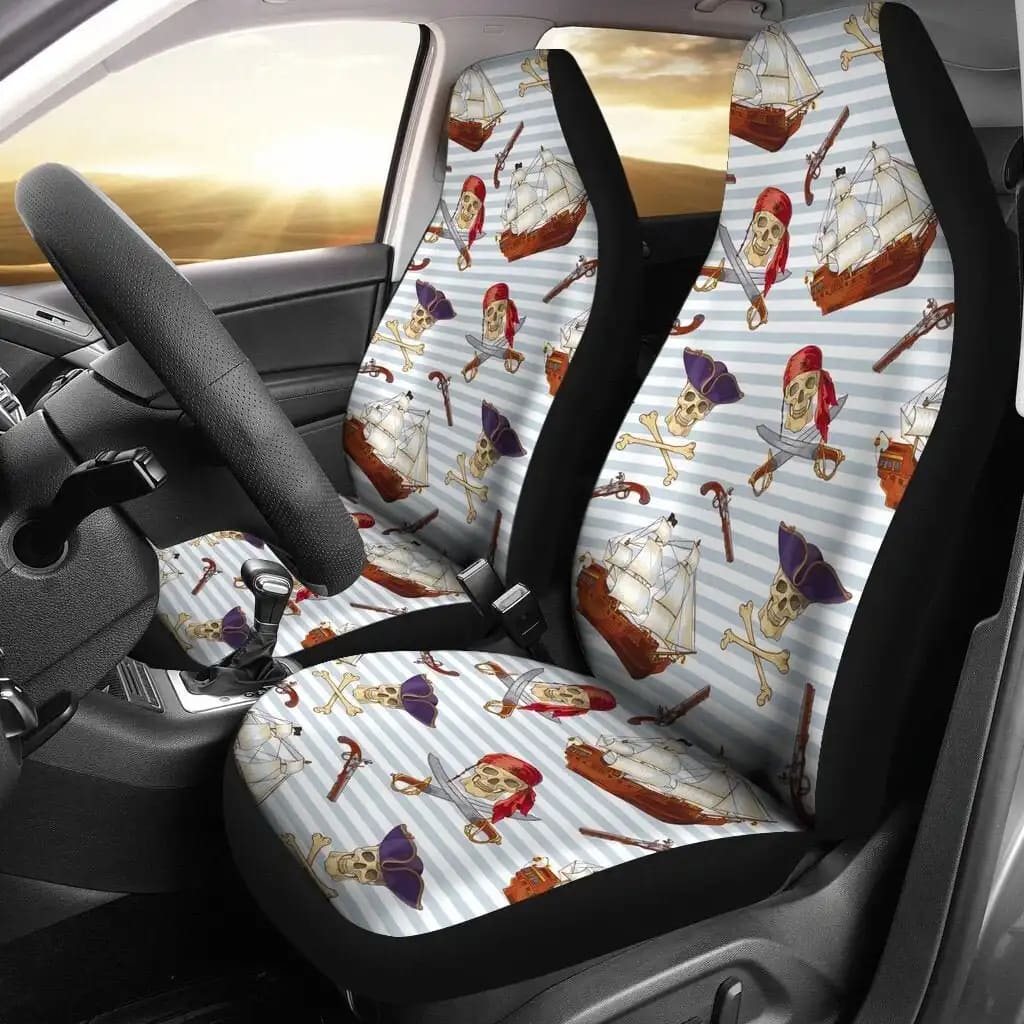 Pirate Universal Front Car Seat Covers