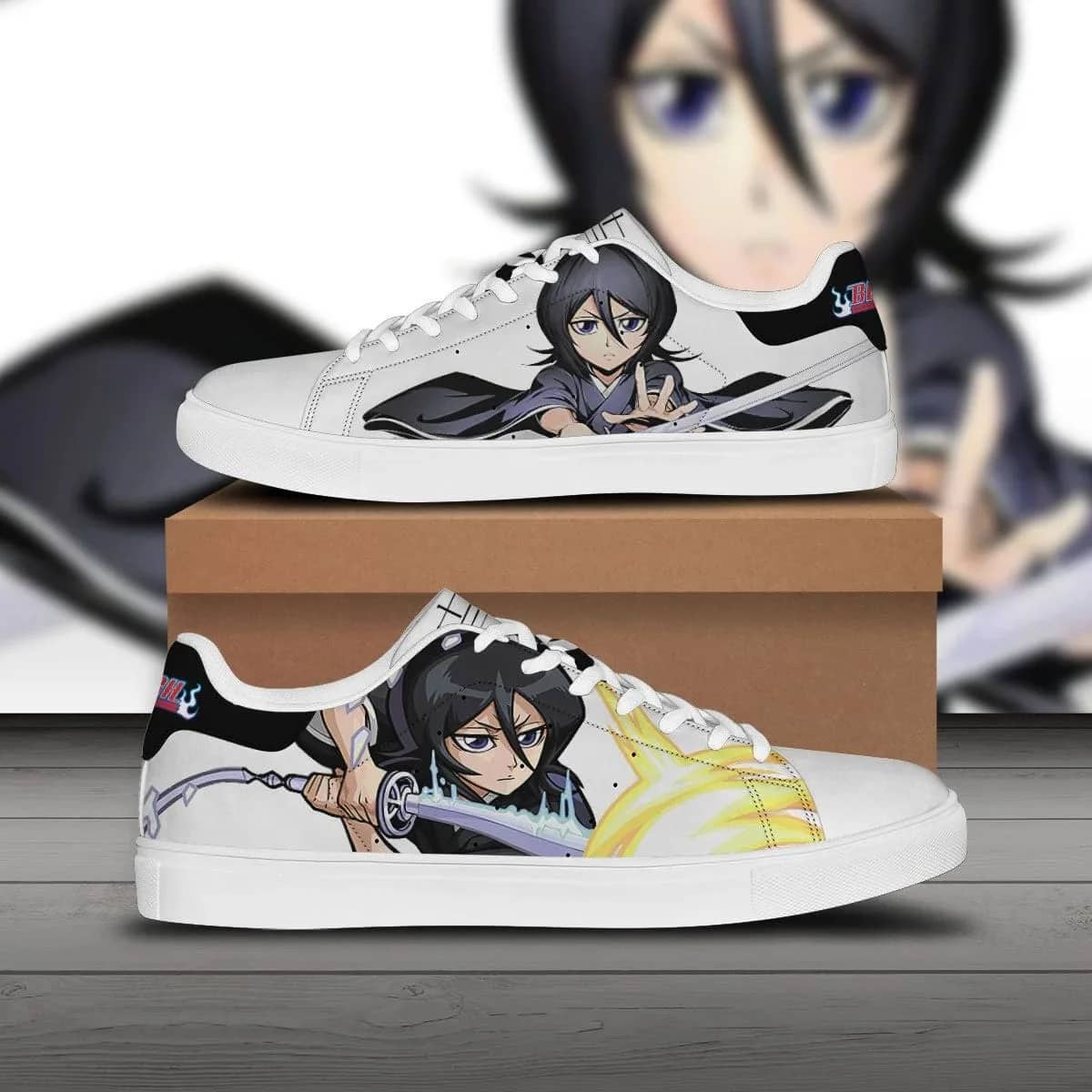 Rukia Kuchiki Custom Bleach Anime Stan Smith Shoes