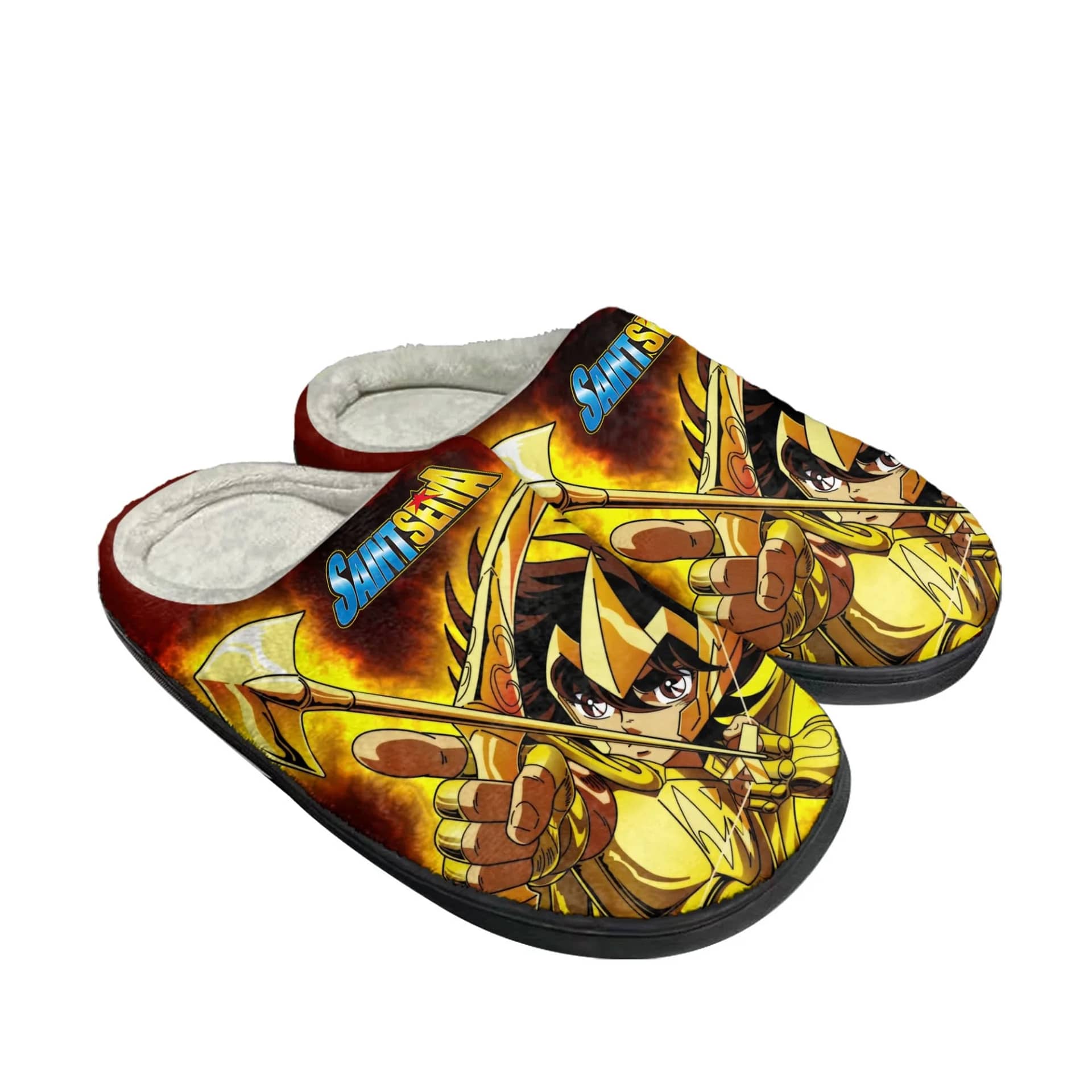 Saint Seiya Gold Anime Custom Shoes Slippers