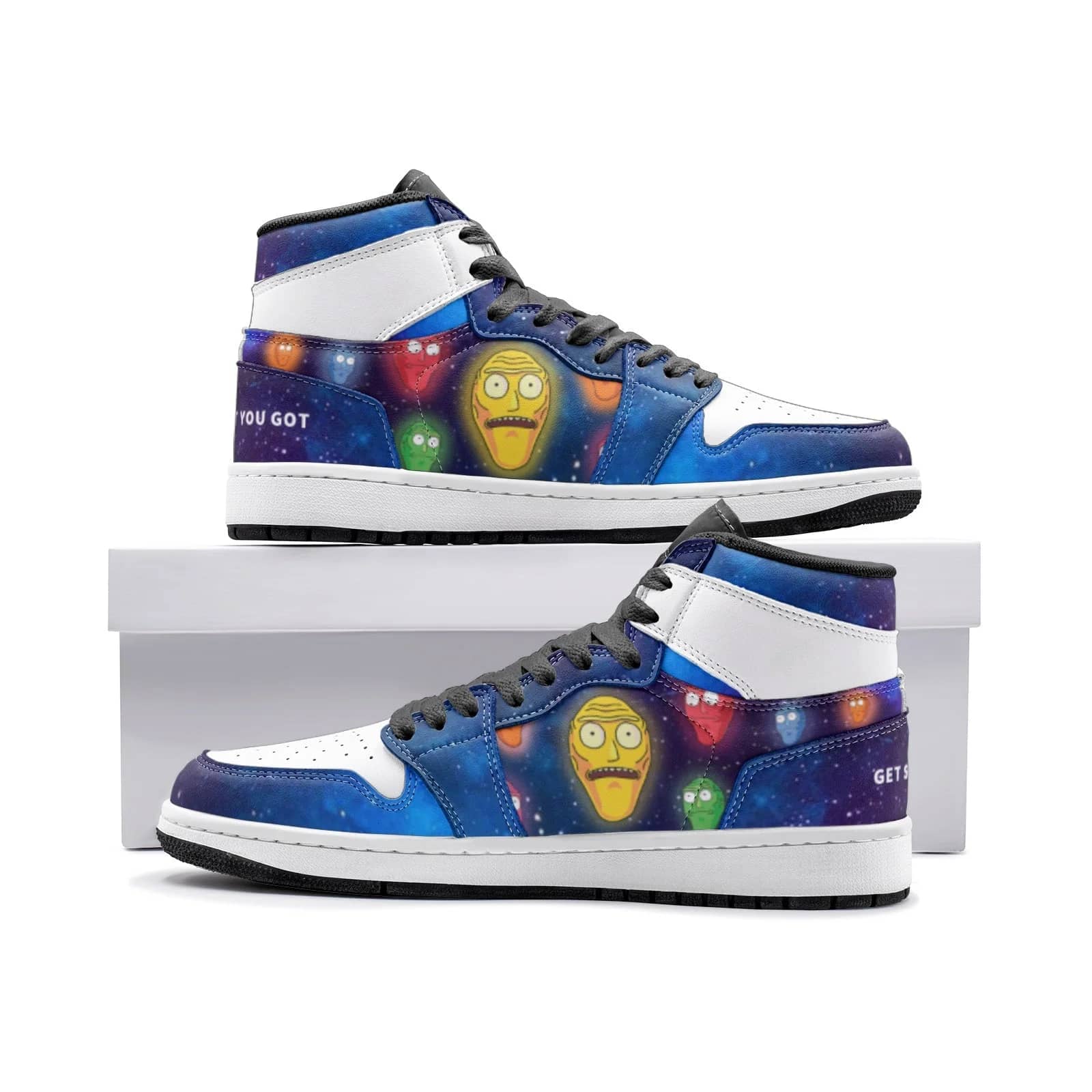 Inktee Store - Show Me What You Got Rick And Morty Air Jordan Shoes Image