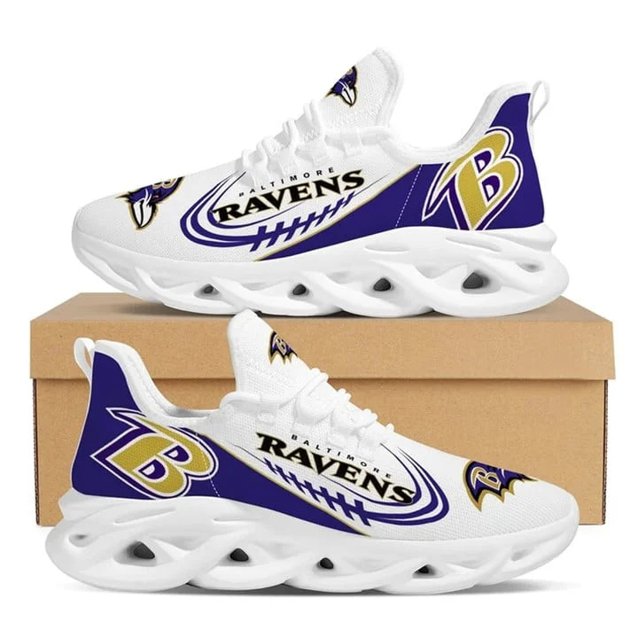 Baltimore Ravens Style 1 Amazon Custom Name Max Soul Shoes