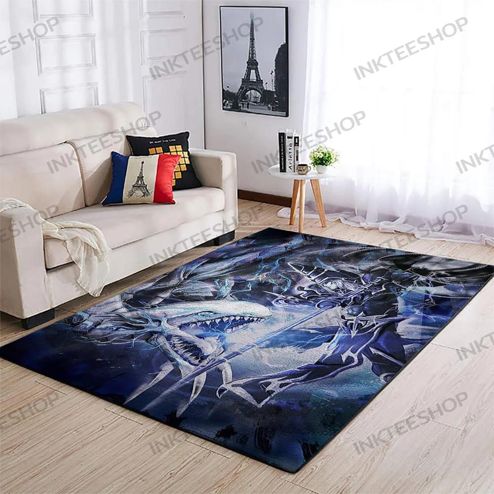 Blue Eyes White Dragon Home Decor Carpet Rug