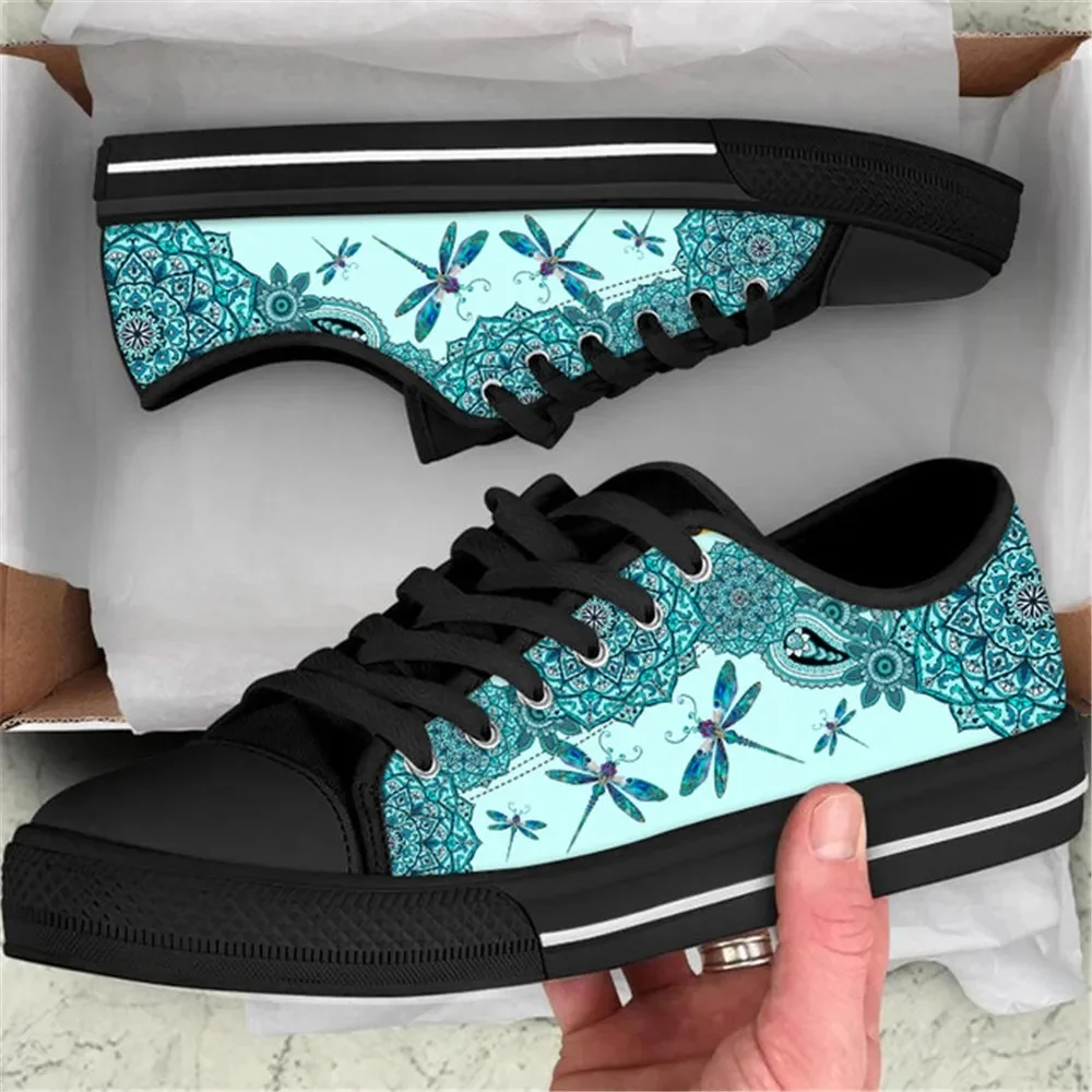 Boho Dragonfly Style 1 Custom Amazon Low Top Shoes