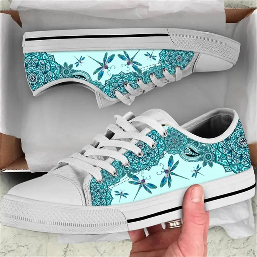 Boho Dragonfly Style 2 Custom Amazon Low Top Shoes