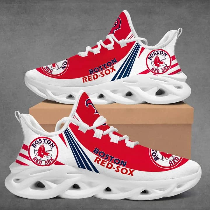 Boston Red Sox Style 1 Amazon Custom Max Soul Shoes