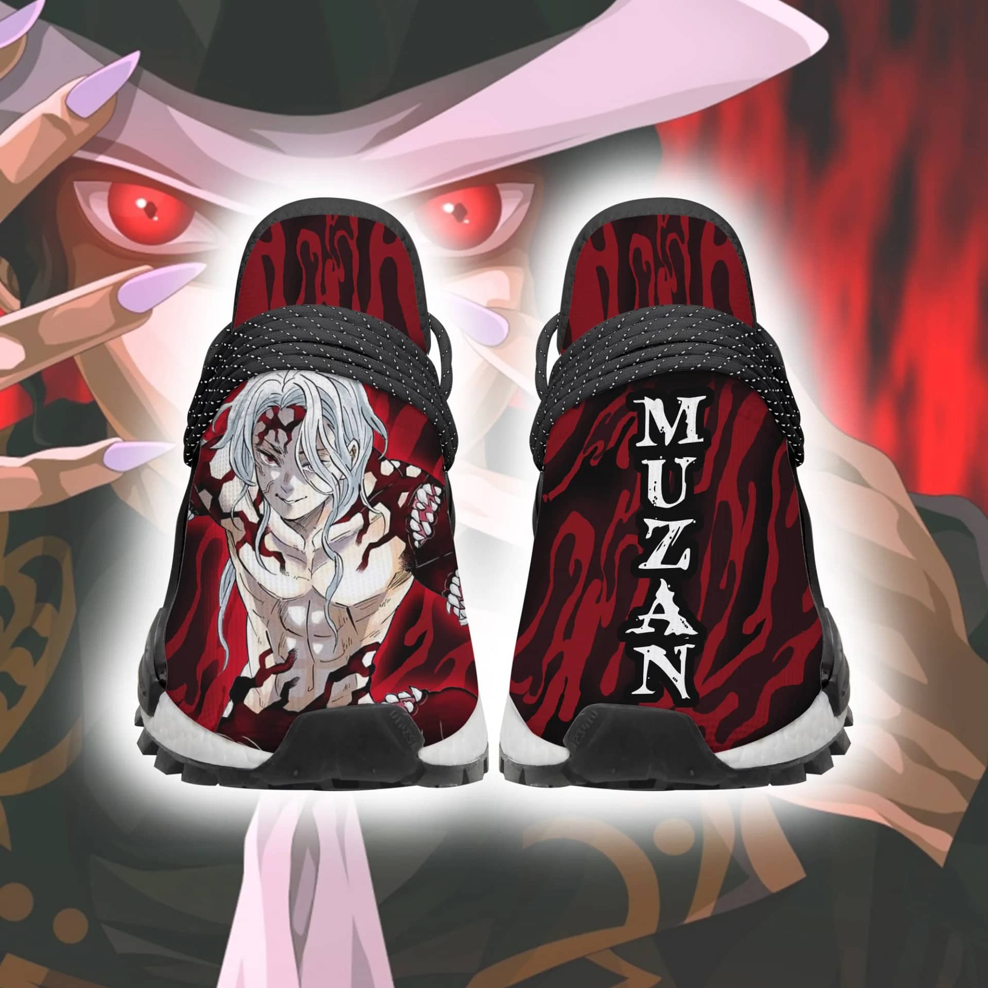 Demon Slayer Lord Muzan Skill Anime Custom NMD Human Shoes