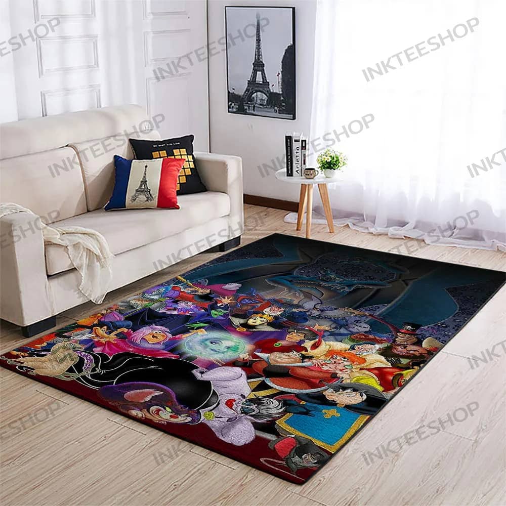 Disney Villains Area Carpet Rug