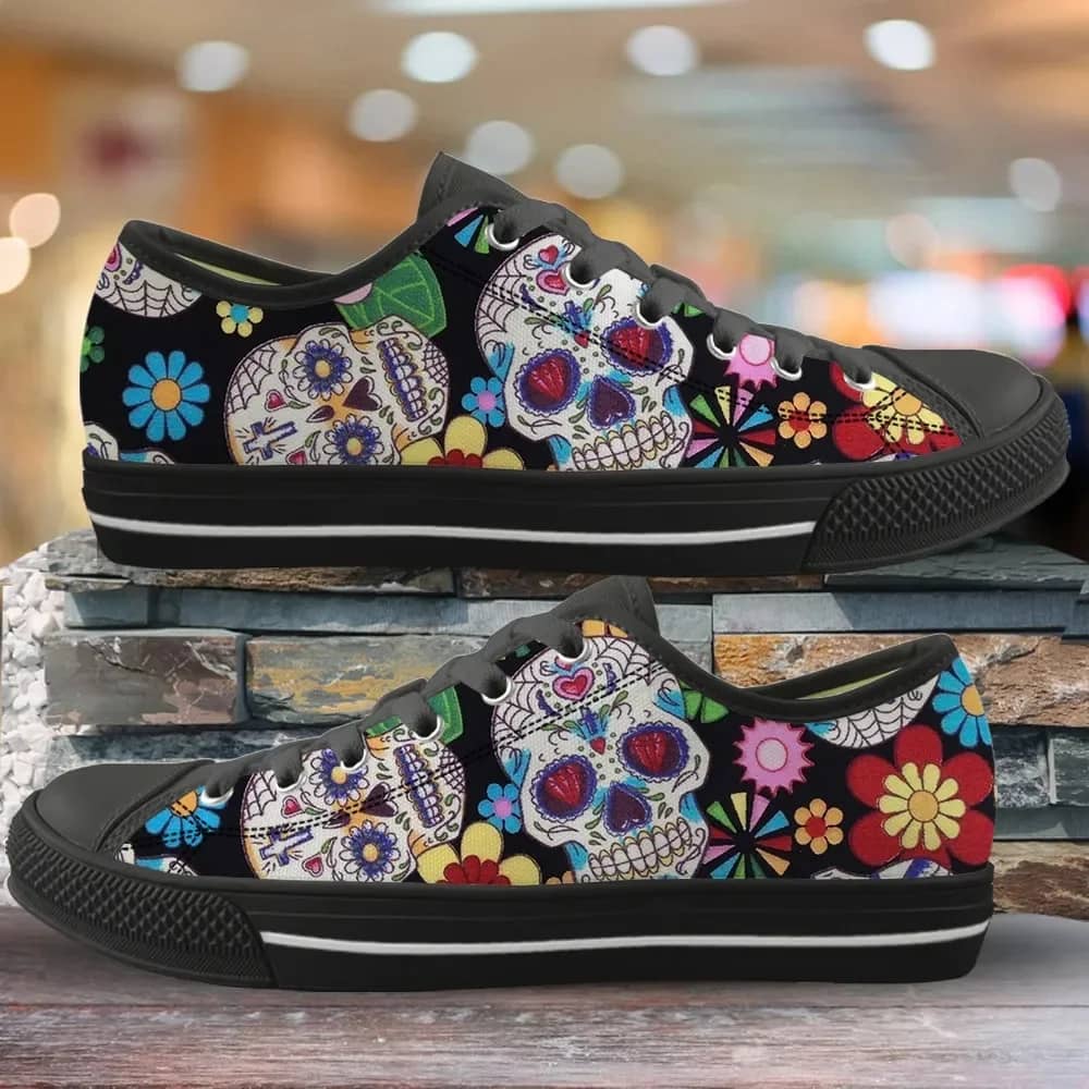 Ethnic Skull Trend Pattern Style 3 Custom Amazon Low Top Shoes