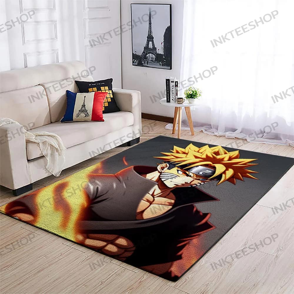 Floor Mats Uzumaki Naruto Bedroom Rug