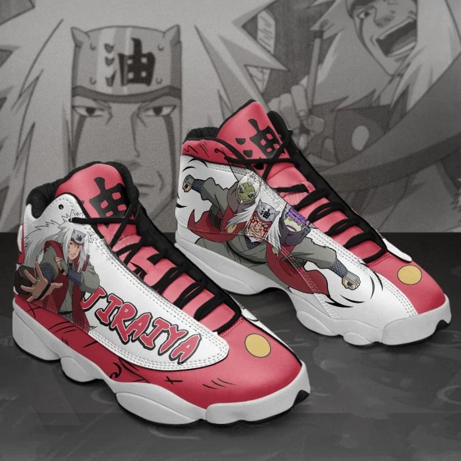 Jiraiya Custom Anime Naruto Air Jordan Shoes