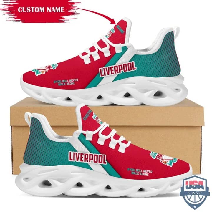 Liverpool Fc Style 1 Amazon Custom Name Max Soul Shoes